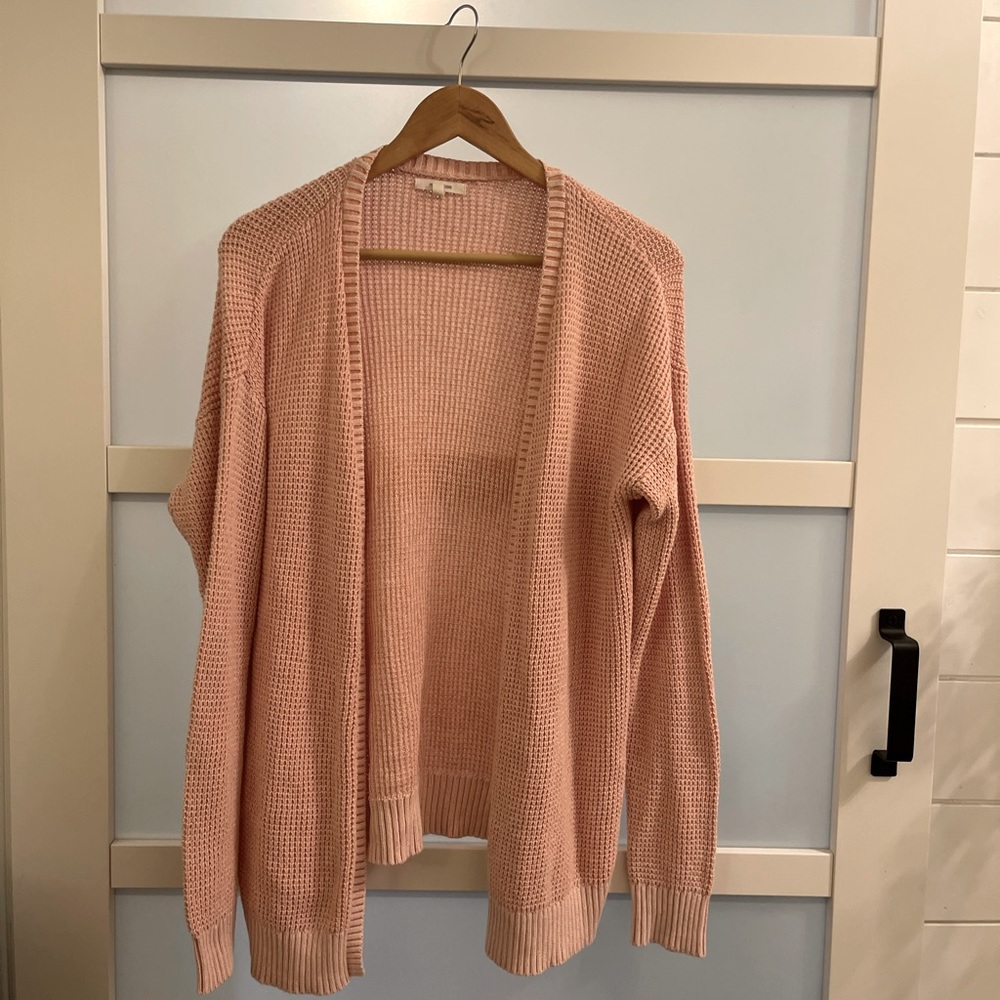 SALE- On Wednesday’s We Wear Pink! Maurices Pink Long Sleeve Knit Cardigan | M